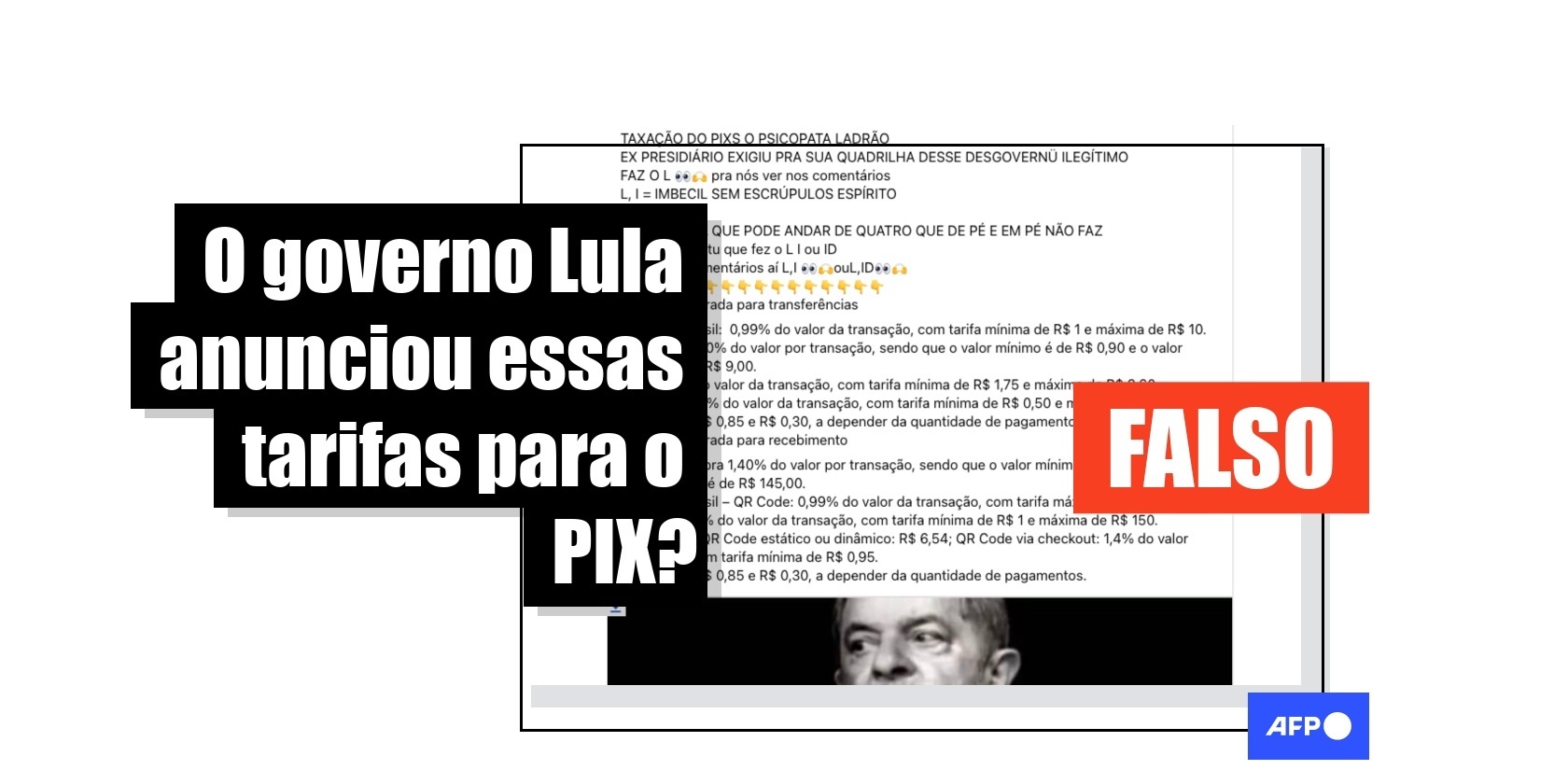 Governo Lula não criou taxas para o PIX lei prevê cobrança para