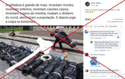 Vídeo de pessoas dentro de sacos plásticos foi feito em protesto na Colômbia, não no Afeganistão - Internacional - Estado de Minas