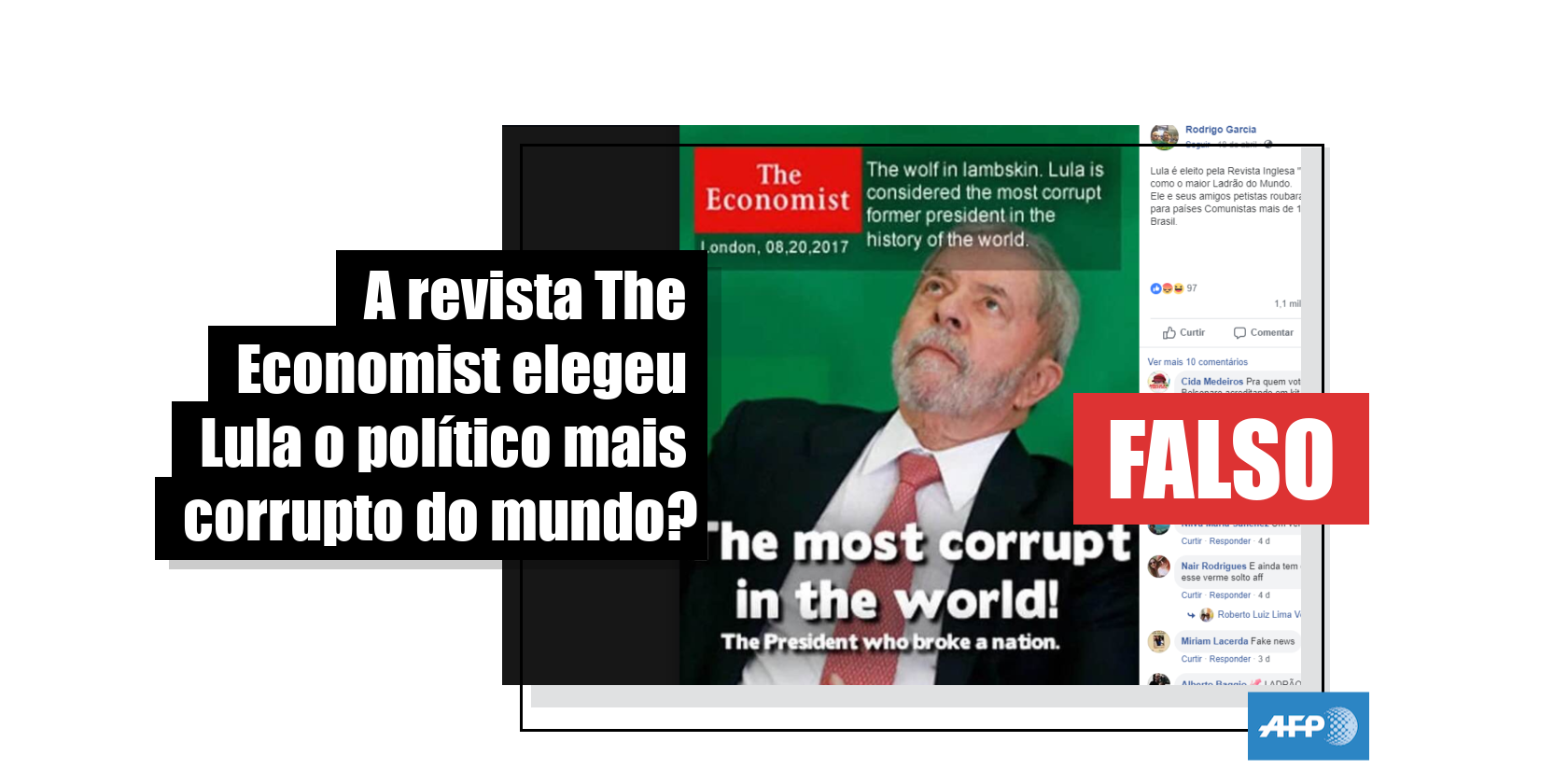 Não, a revista The Economist não elegeu Lula o expresidente mais corrupto do mundo Checamos Não, a revista The Economist não elegeu Lula o expresidente mais corrupto do mundo Checamos