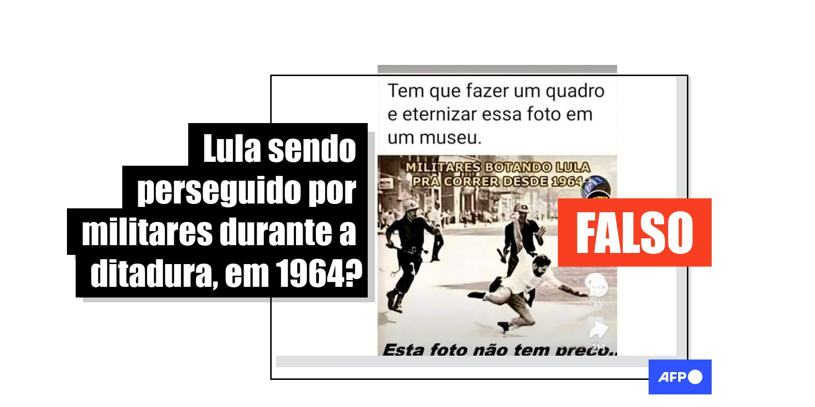 Lula correndo de militares: foto é viral é montagem - Internacional -  Estado de Minas