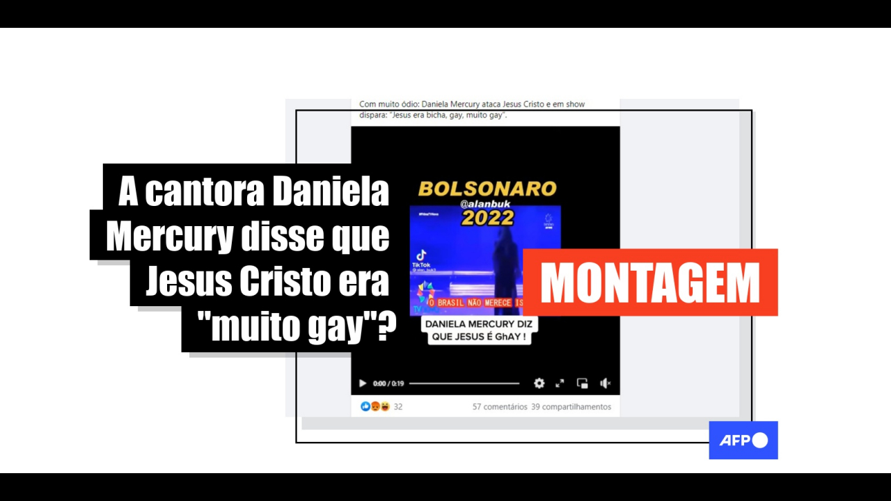 Cantora Daniela Mercury disse que o músico Renato Russo, e não Jesus Cristo, era “muito gay” - AFP.com